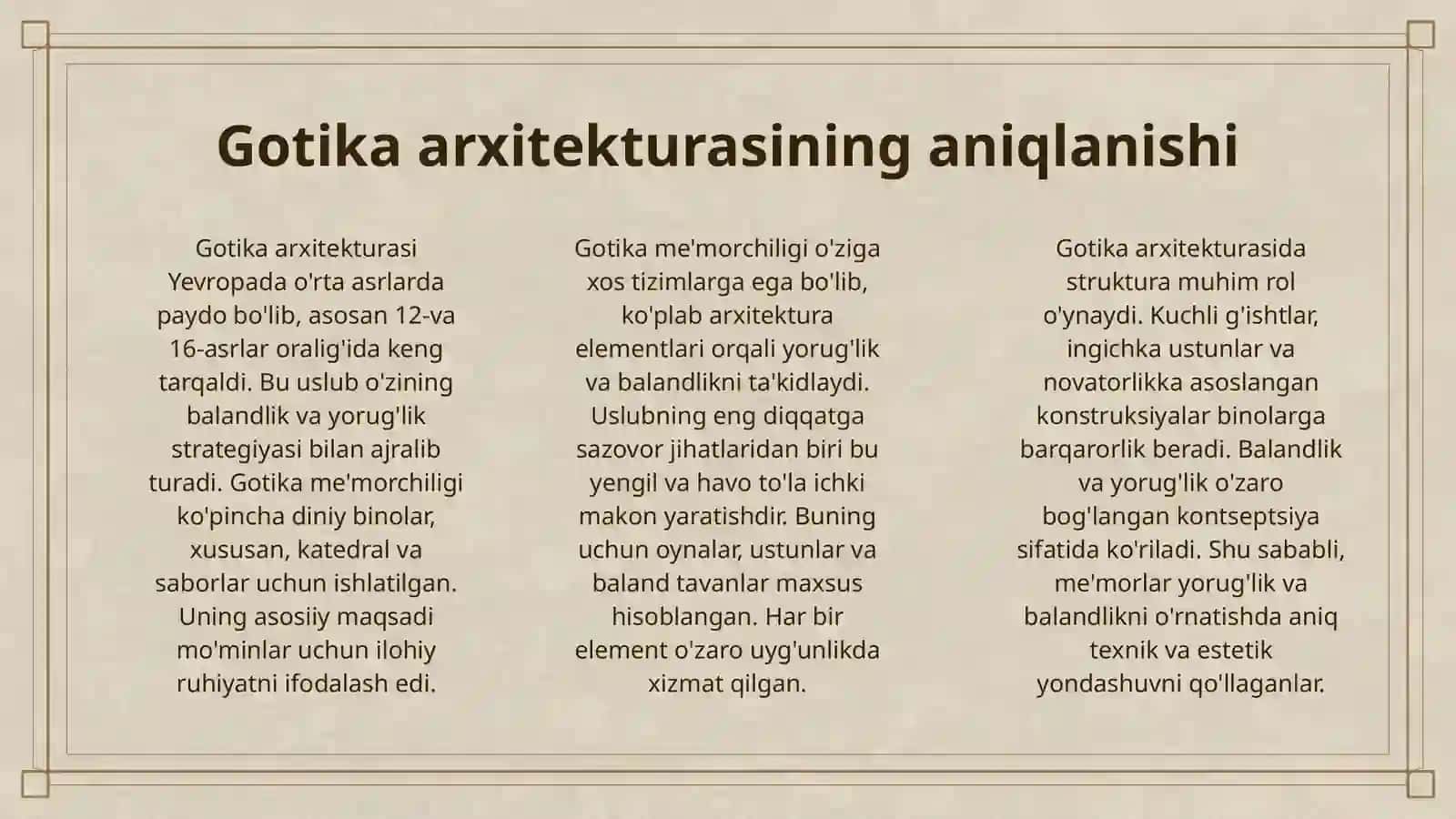 GOTIKA SABORLARIDA YORUGʻLIK VA BALANDLIK KONSEPSIYASI 3