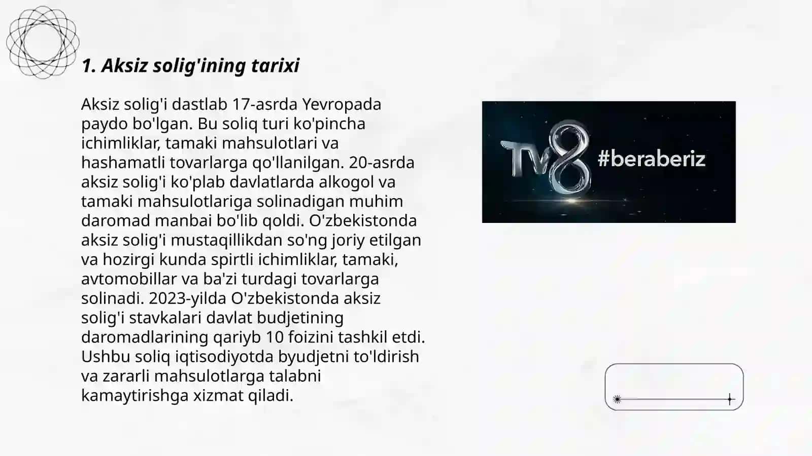 Aksiz solig'i haqida malumotlar 3