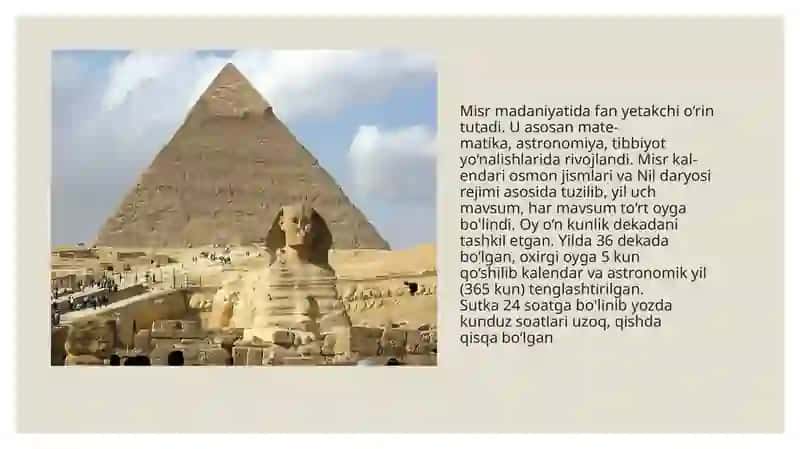Qadimgi Sharqda ilmiy bilimlarning shakllanishi 3