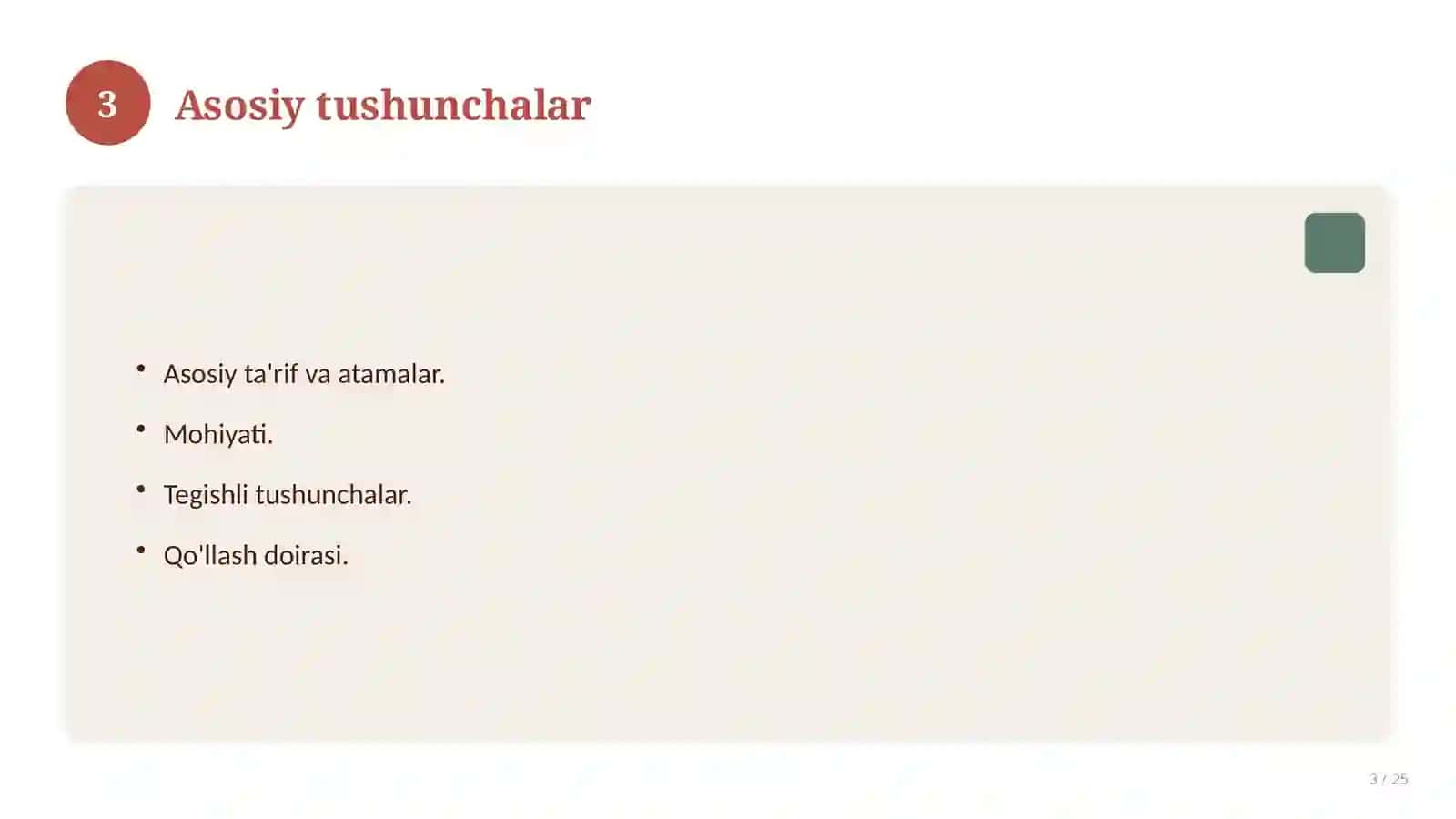 Informatika fanidan 7-sinf loyiha ishi 3