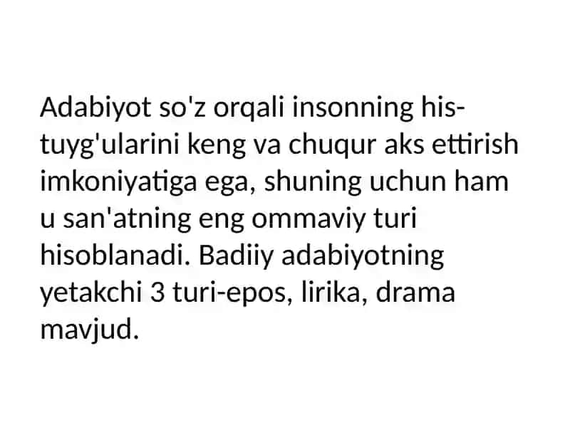 Adabiyot , badiiy, shoir ,she'r, nazm, nasr, atamalari 3