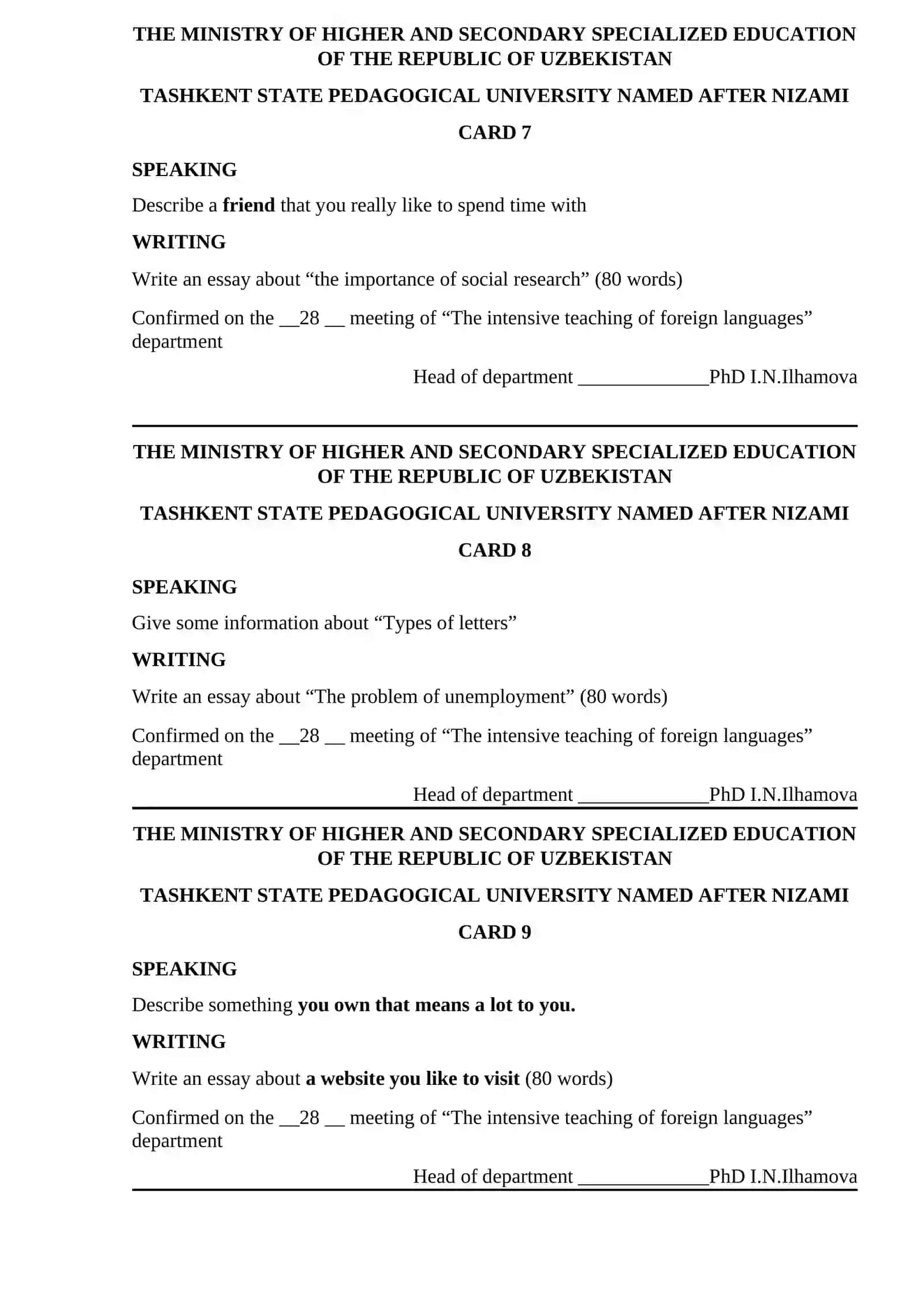 The intensive teaching of foreign languages 3