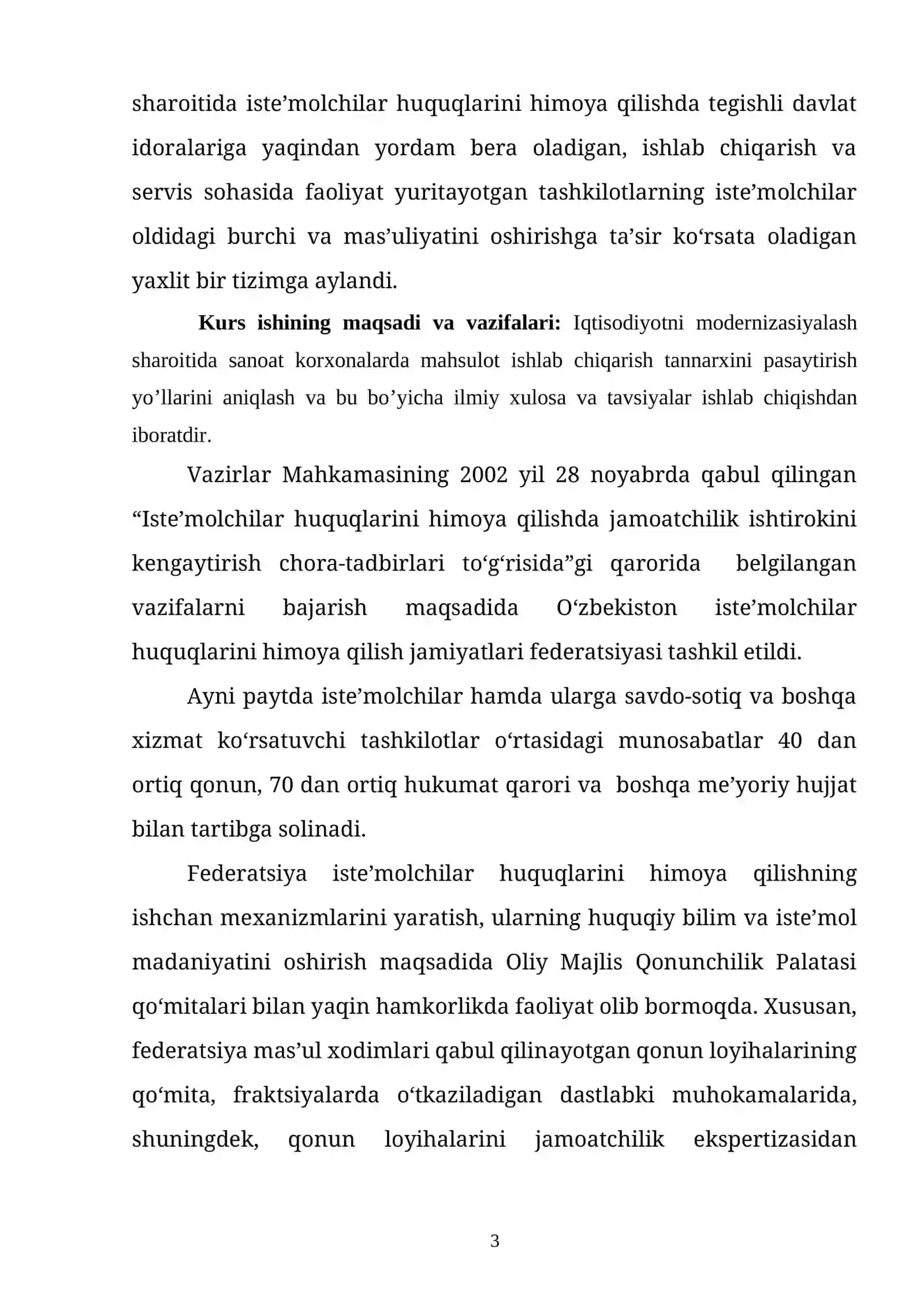 ISTE'MOLCHI TANLOVI VA ISTE'MOLCHI MUVOZANATI 3