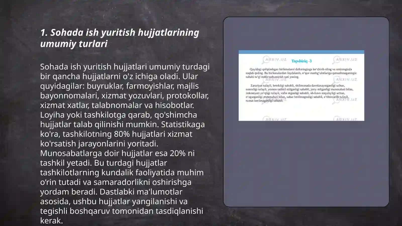 Sohada ish yuritish hujjatlari 3