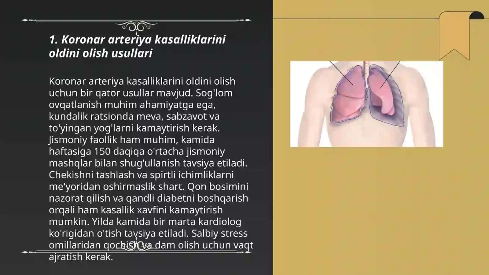 Koronar arteriya kasalliklari gipertenziya boʻyicha 3