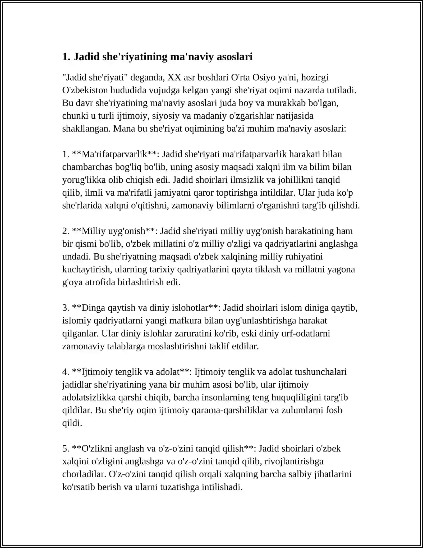JADID SHE'RIYATINING XOS XUSUSIYATLARI 3