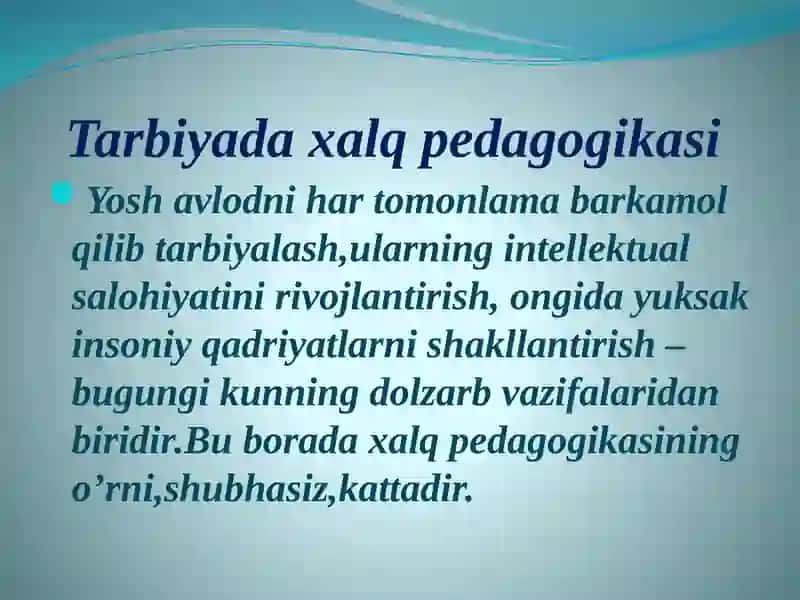 Xalq pedagogikasi 3