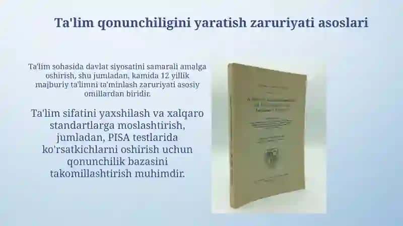 Ta'lim qonunchiligini yaratish 3