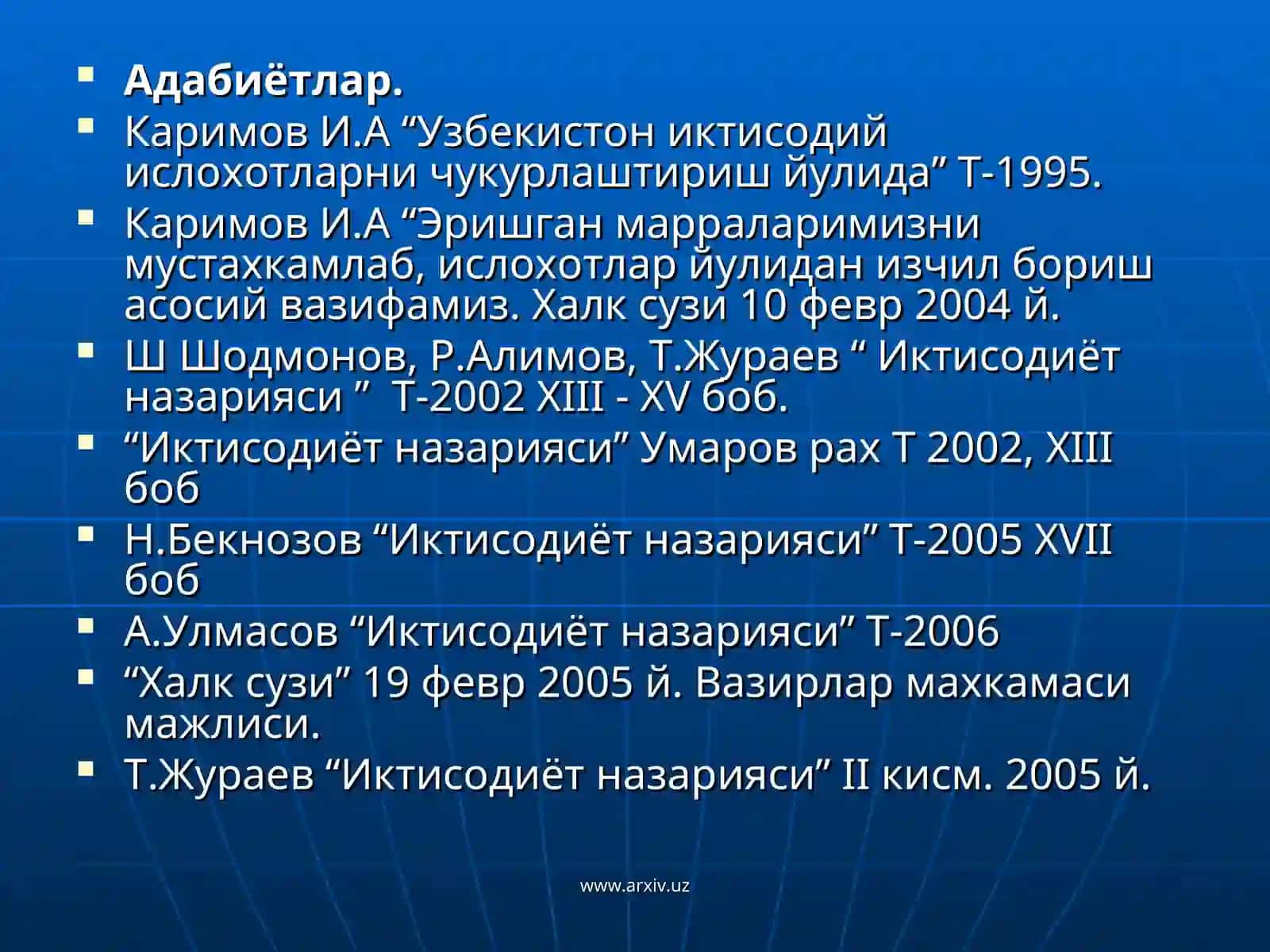 Ялпи миллий махсулот ва унинг харакат шакллари 3