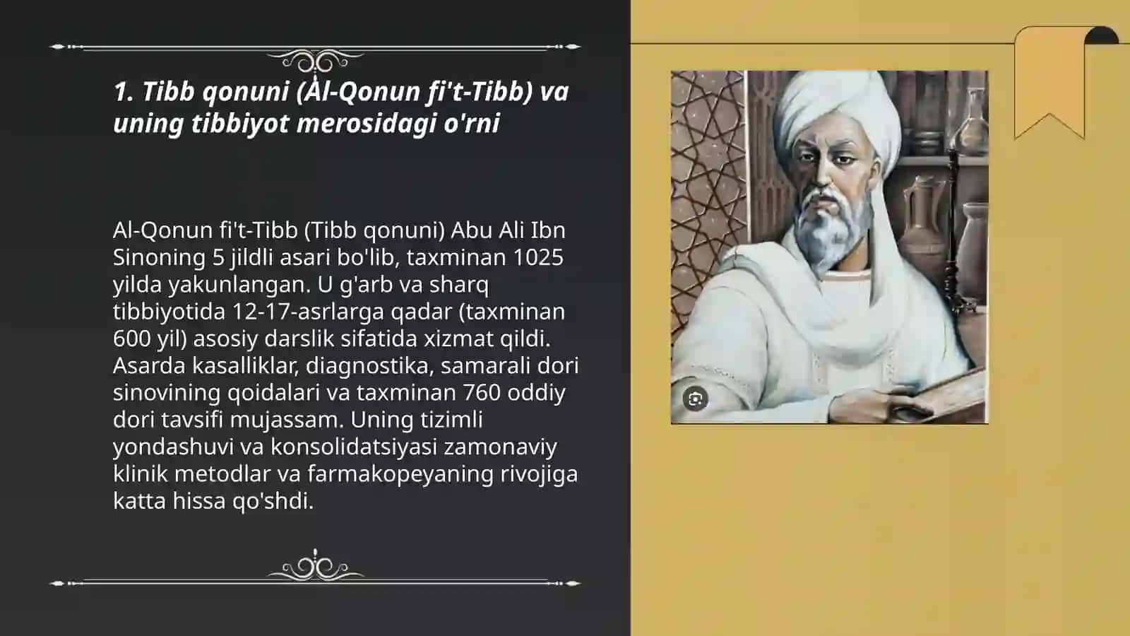 Tibb qonuni (Al-Qonun fi't-Tibb) 3