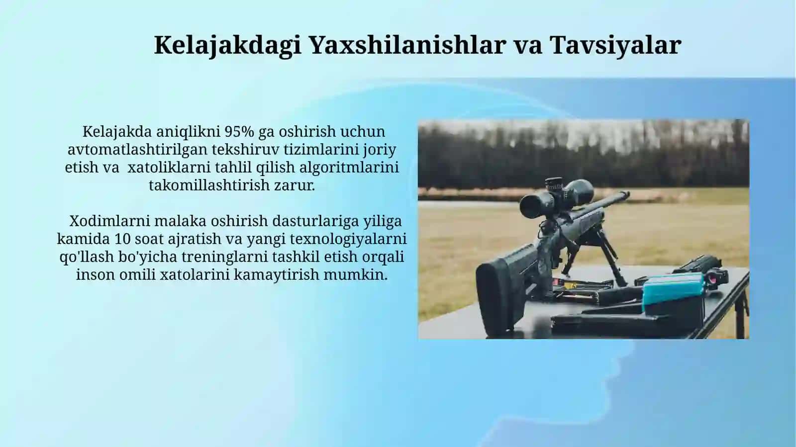 Aniqlik va ishonchlilikni ta'minlash 3