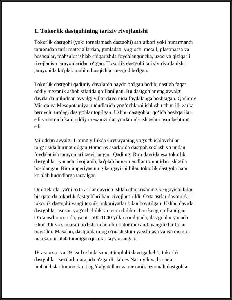 TOKORLIK DASTGOHI 3