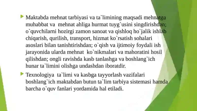 Texnologiyata’limning shakl va usullari 3