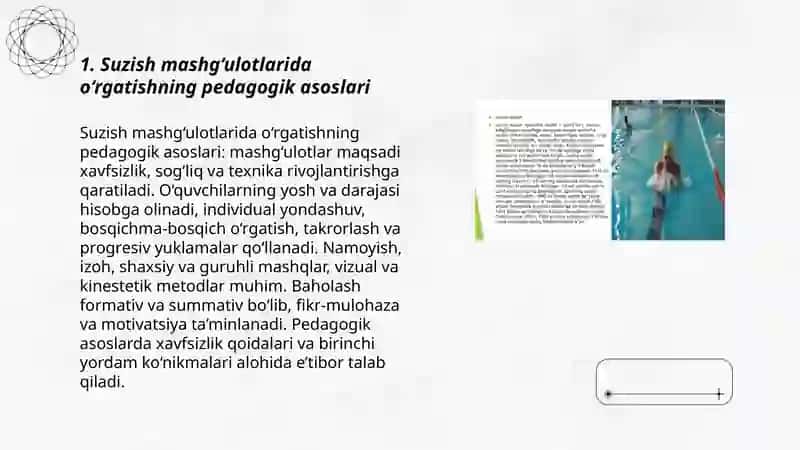 Suzish mashg‘ulotlarida o‘rgatishning pedagogik asoslari 3