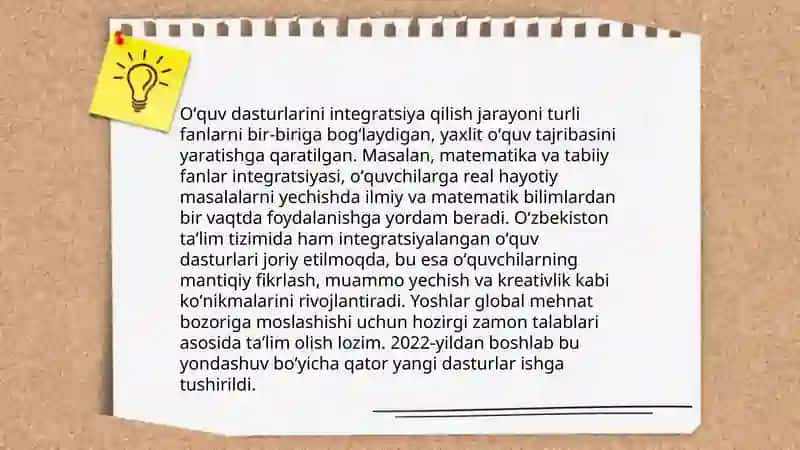 Ta'limda integratsiya 3