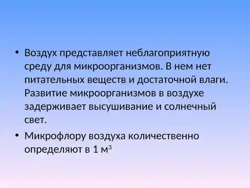 Микрофлора воздуха 3