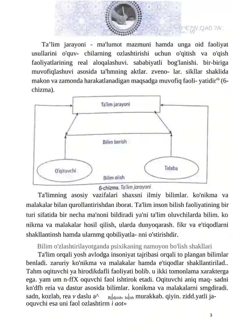 DIDAKTIKA - PEDAGOGIK TA'LIM NAZARIYASI 3