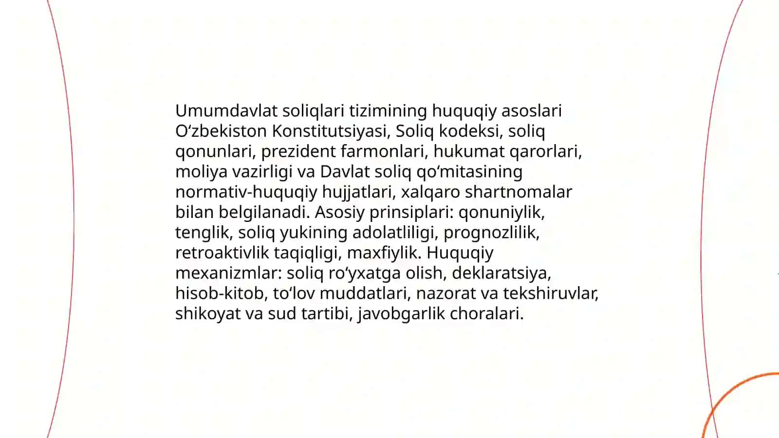 Umumdavlat soliqlarining amal qilish mexanizmi 3