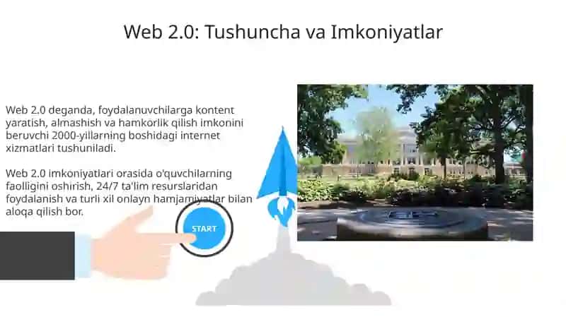 O‘QUV JARAYONINI WEB 2.0 SERVISLAR ORQALI YARATISH 3