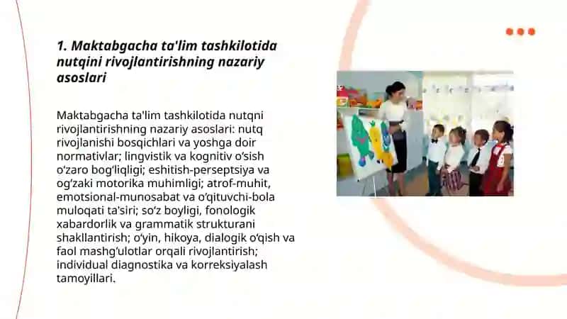 Nutqini rivojlantirishga doir ishlar tizimi 3