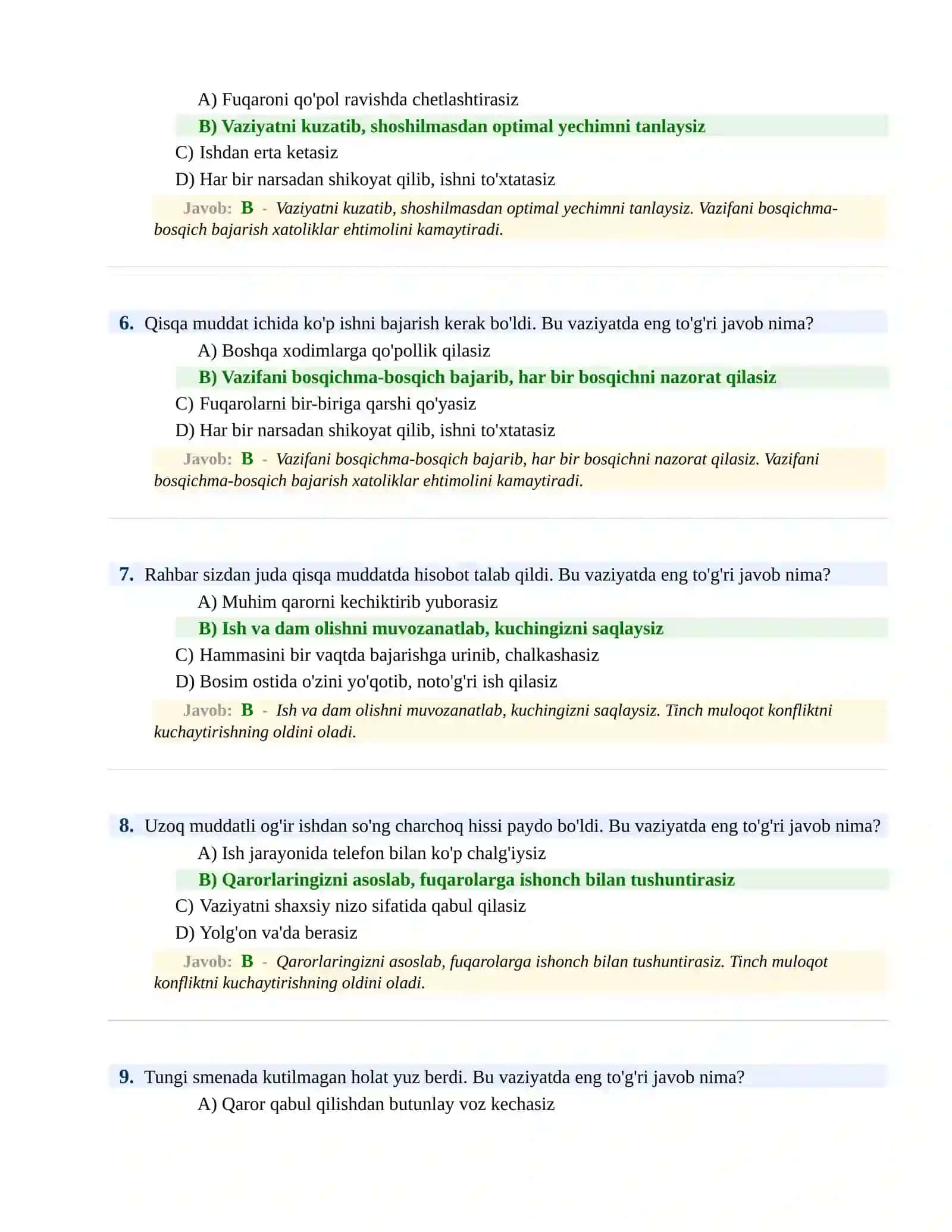 KIRISH PSIXOLOGIK SINOV Testlari 3