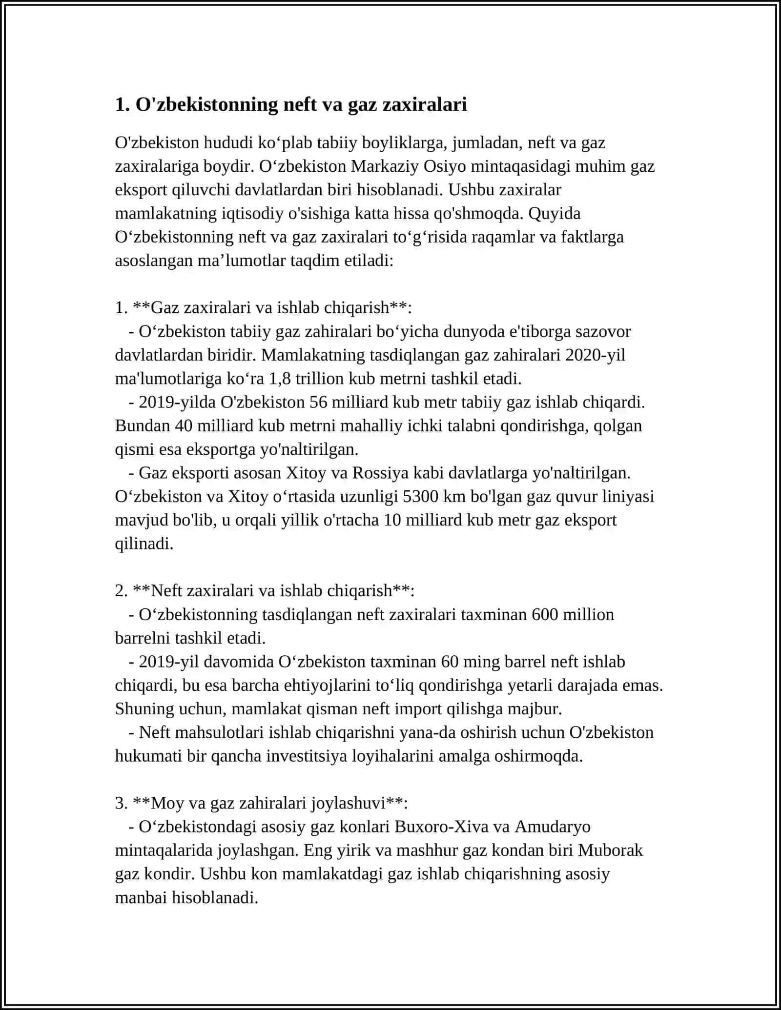 O'ZBEKISTON NEFT VA GAZ REGIONLARI 3