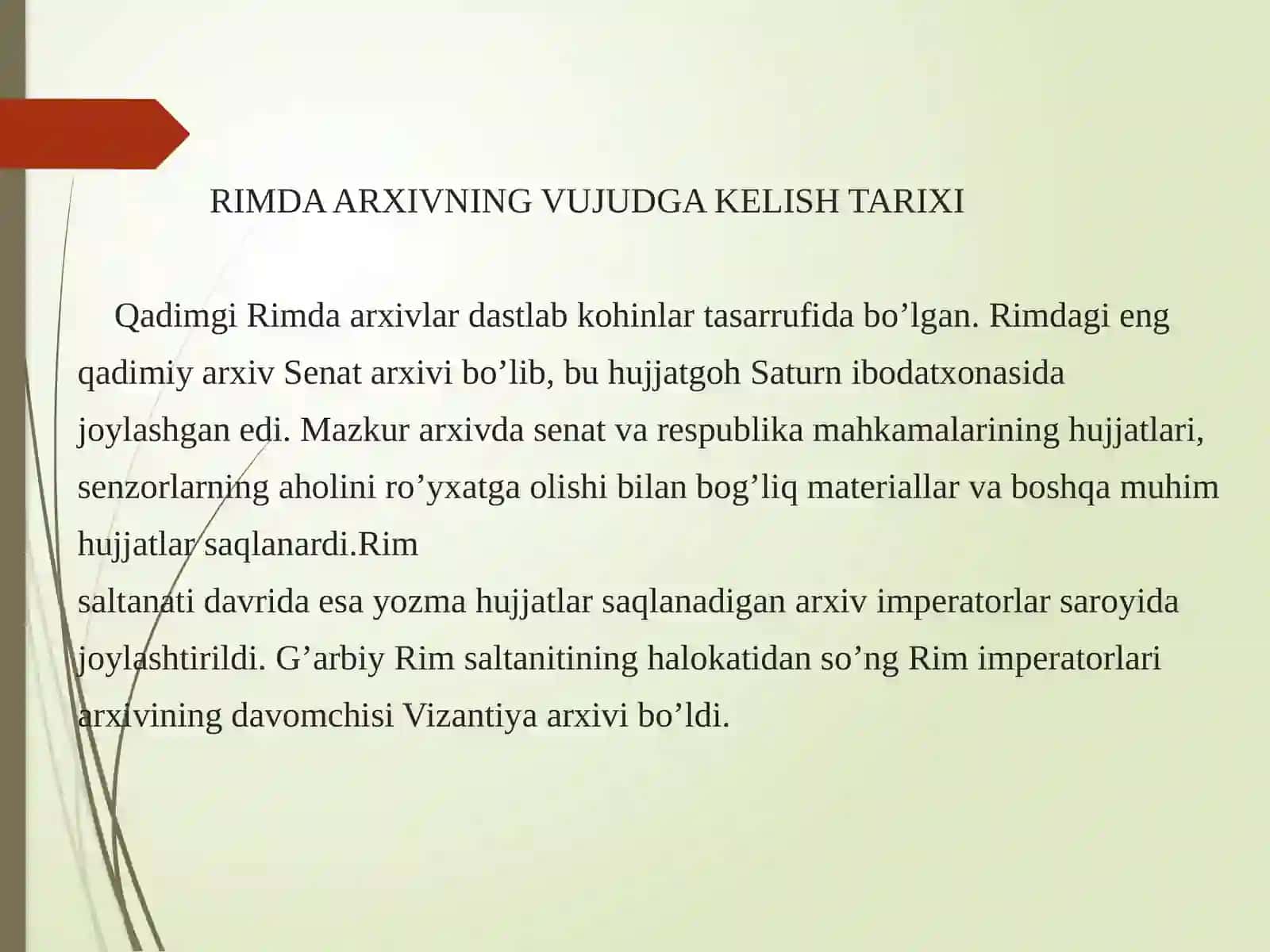 QADİMGİ RIM VA   VATIKAN ARXIVI 3