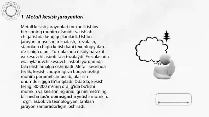 Metallarni kesib ishlash usullari 3