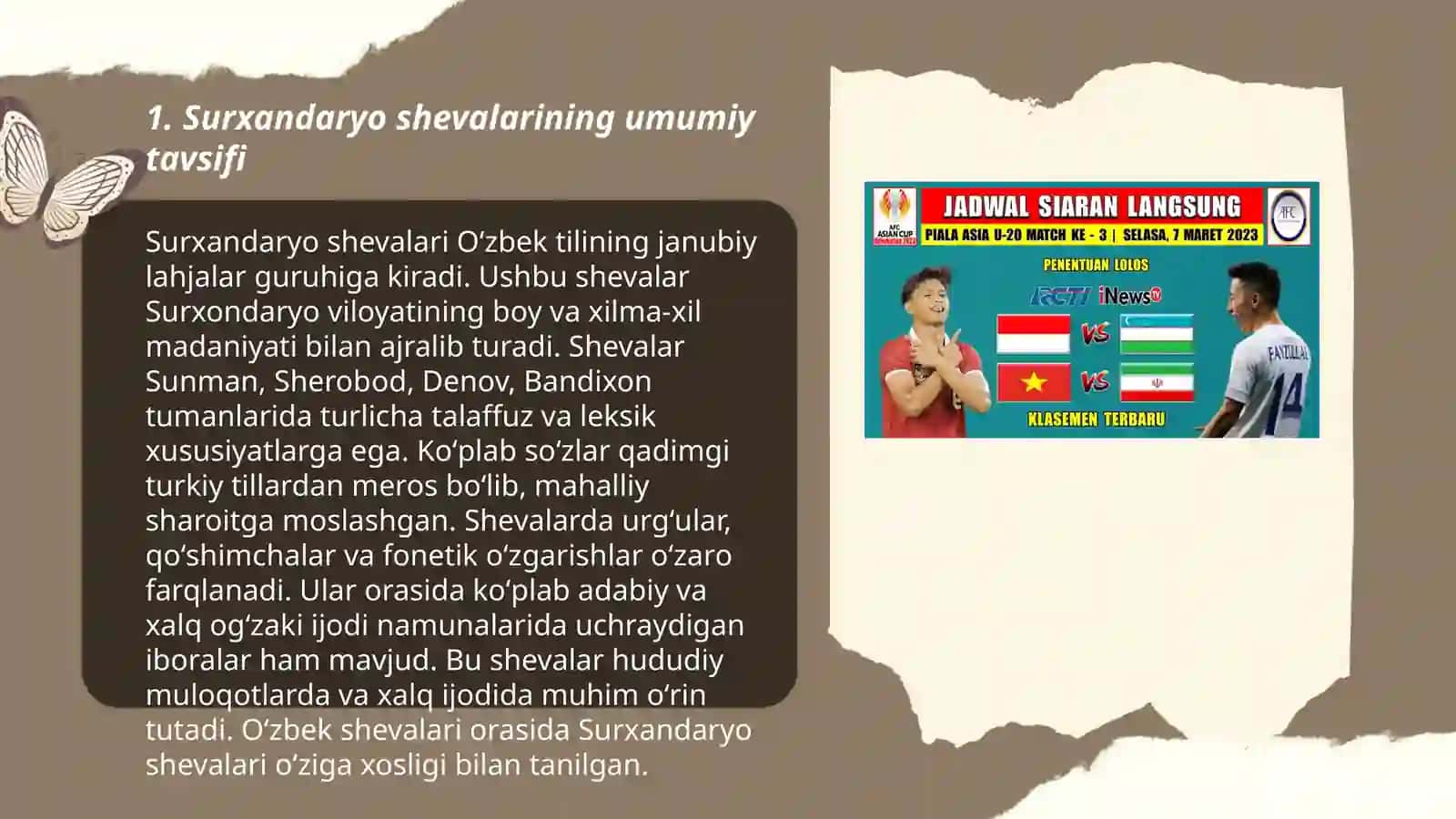 Oʻzbek tili Surxandaryo shevalari 3