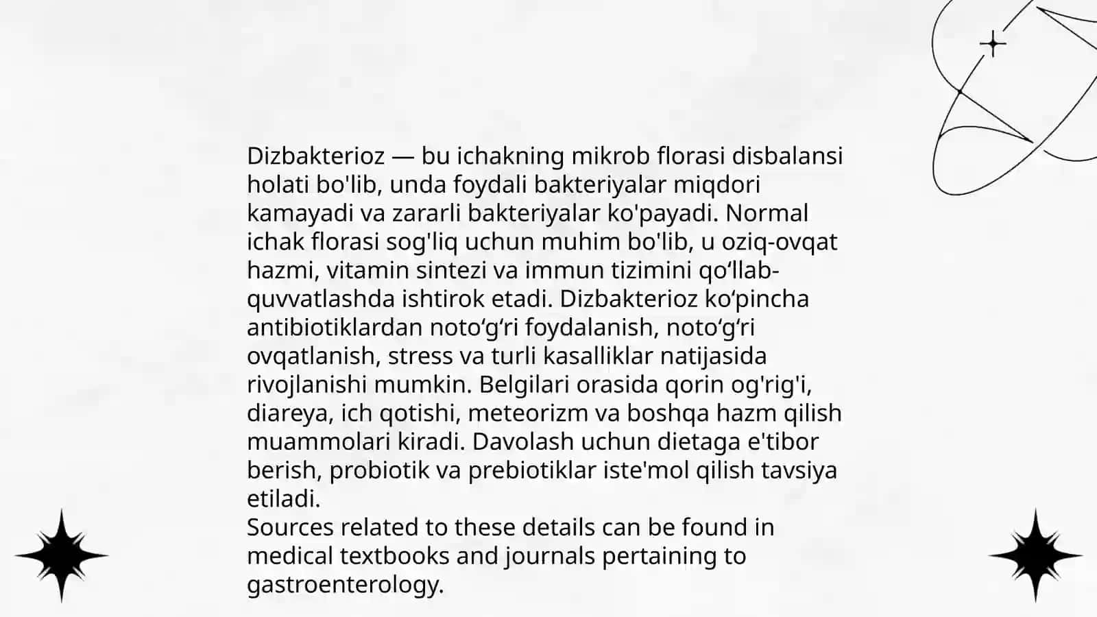 Disbakterioz, disbioz, kelib chiqishida qatnashuvchi omillar 3
