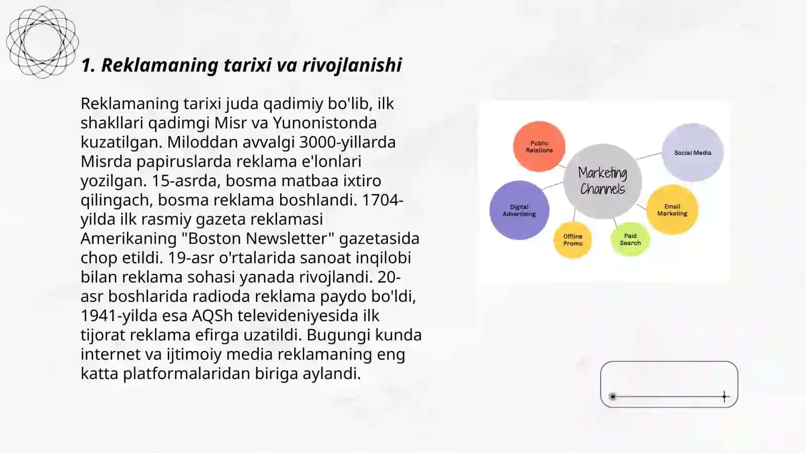 Reklama va kontent marketing 3