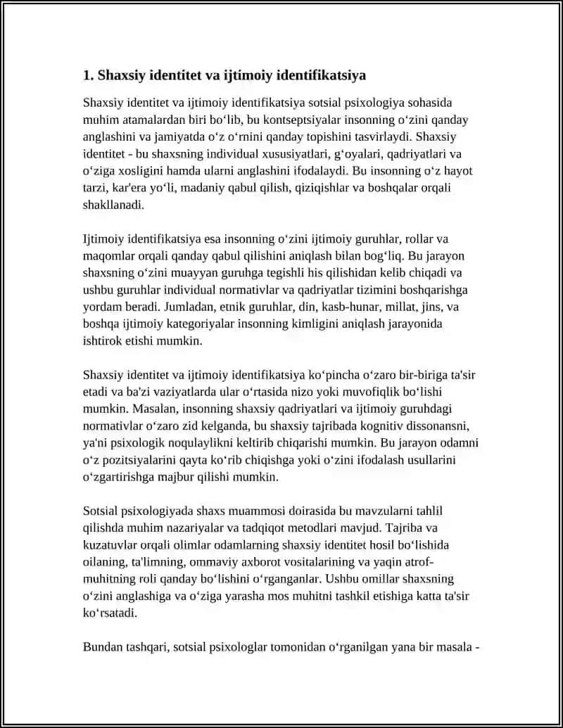 SOTSIAL PSIXOLAGIYADA SHAXS MUAMOSI 3