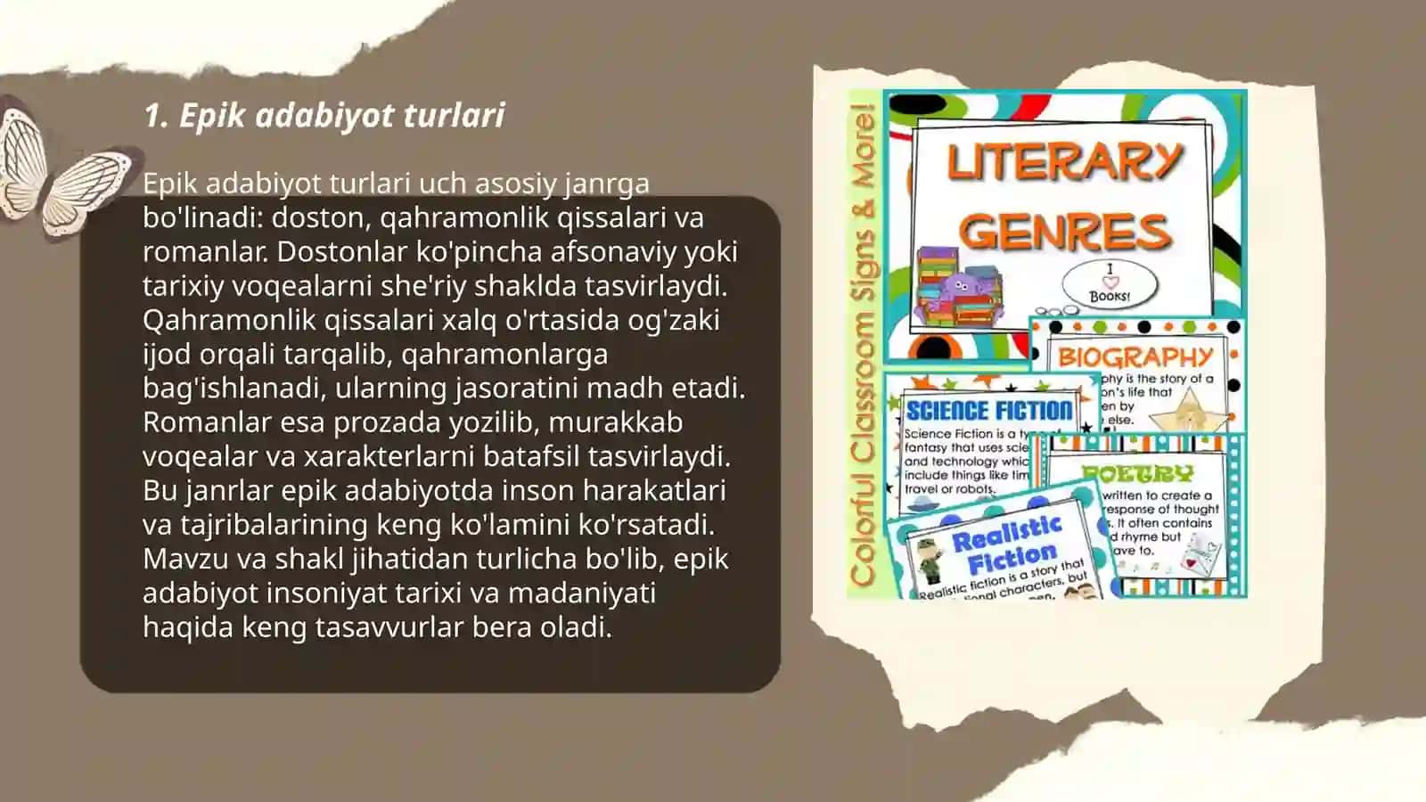 Epik adabiyot turlari 3