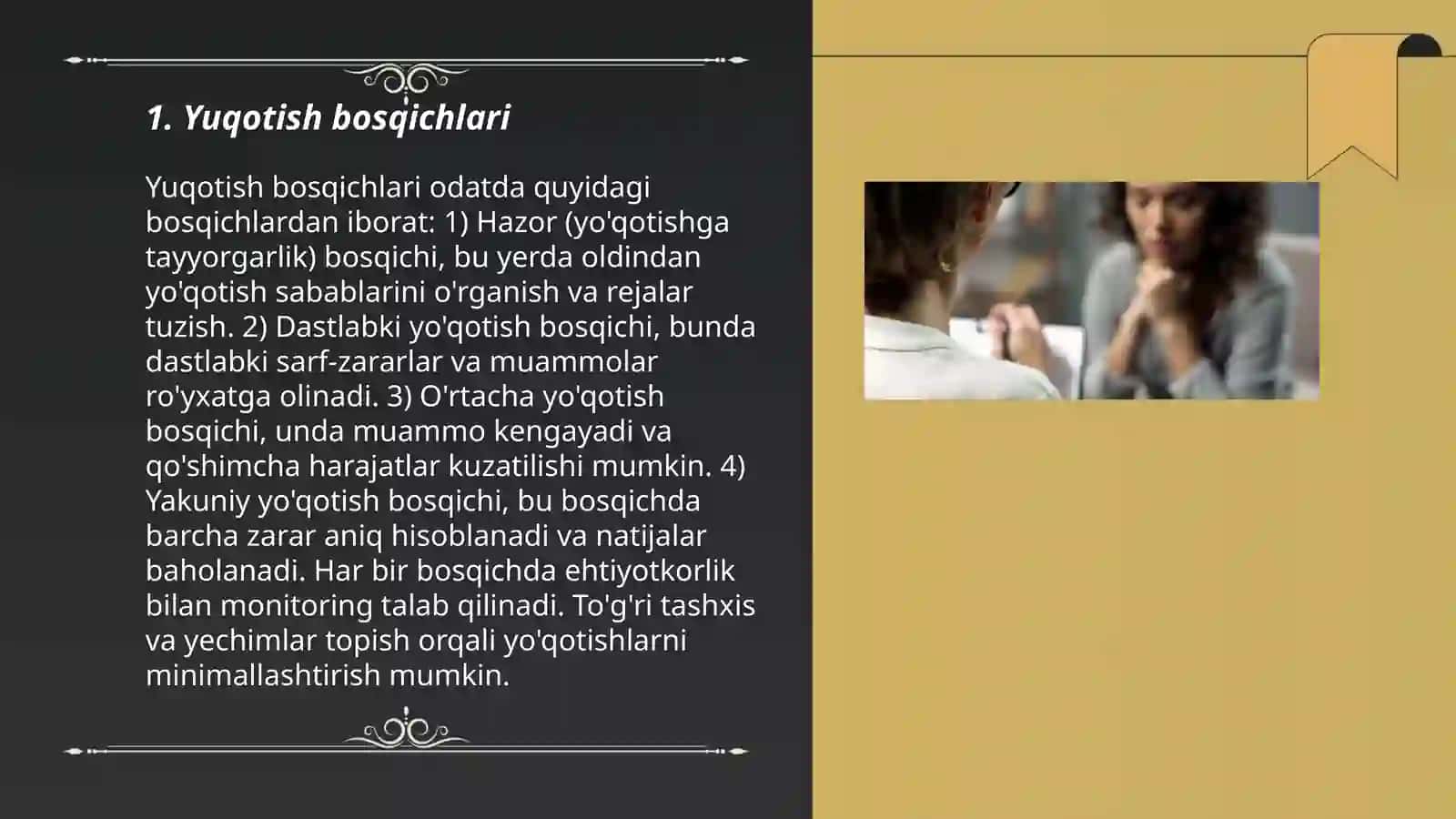 Yuqotish bilan bogʻliq kechinmalar 3