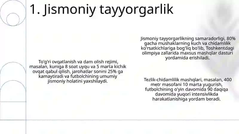 Fudbol o'yin texnikasi 3