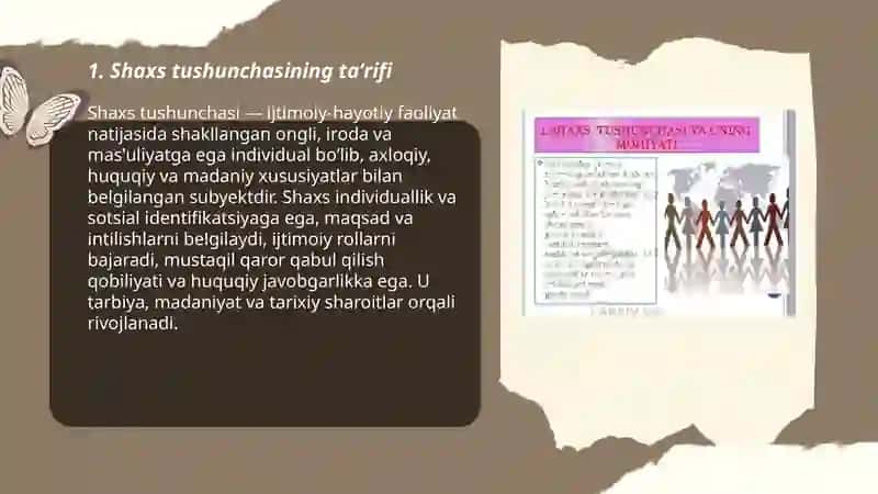 Shaxs haqida tushuncha 3