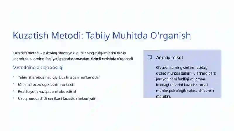 Psixologik Tadqiqot Metodlari 3