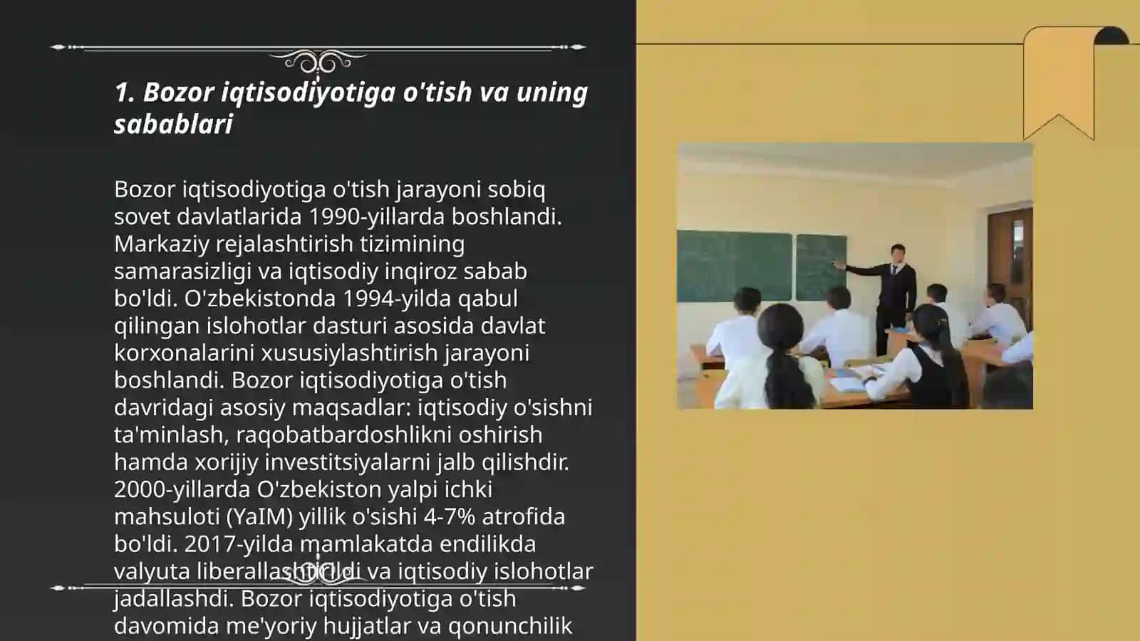 Bozor iqtisodiyotiga òtishning òzbek modeli va uning òziga xos xususiyatlari 3