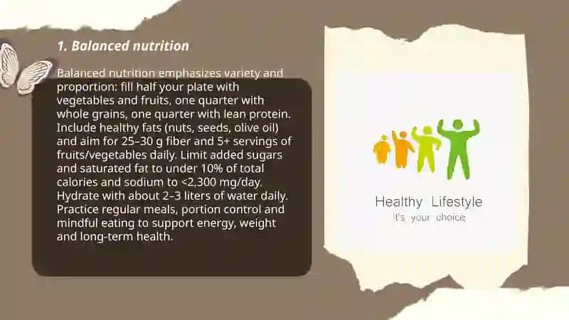 Healthy lifestyle 3