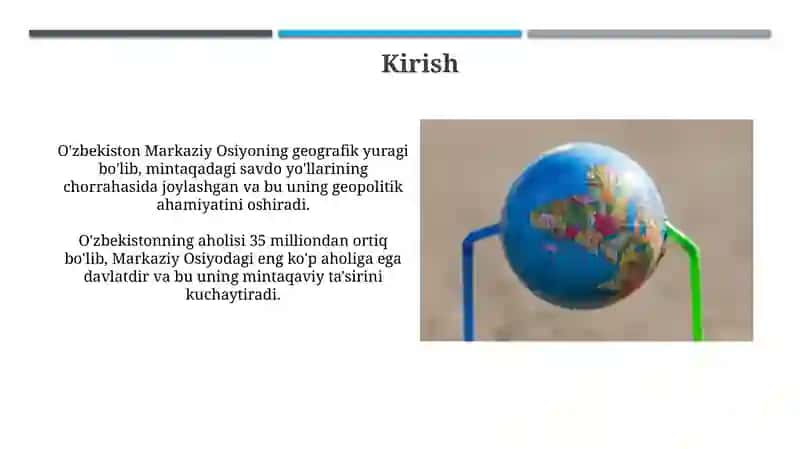 O'zbekistonning Markaziy Osiyodagi Geosiyosati 3