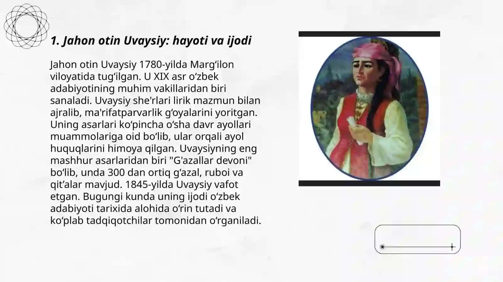 Jahon otin Uvaysiy va uning qizlar maktabi 3