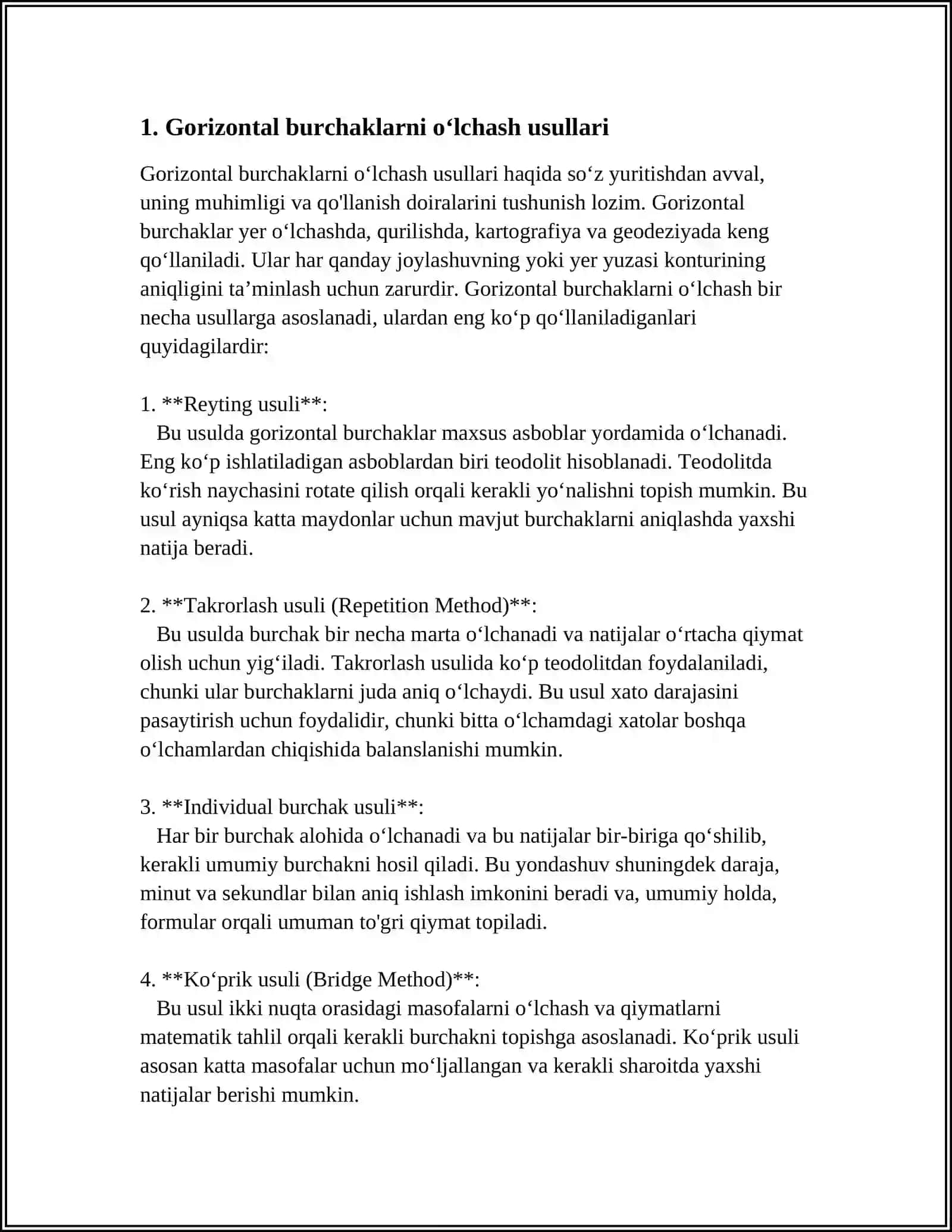 GORIZONTAL VA VERTIKAL BURCHAKLARNI O‘LCHASH USULLARI 3