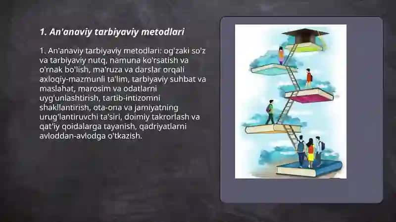 An'anaviy tarbiyaviy metodlari 3