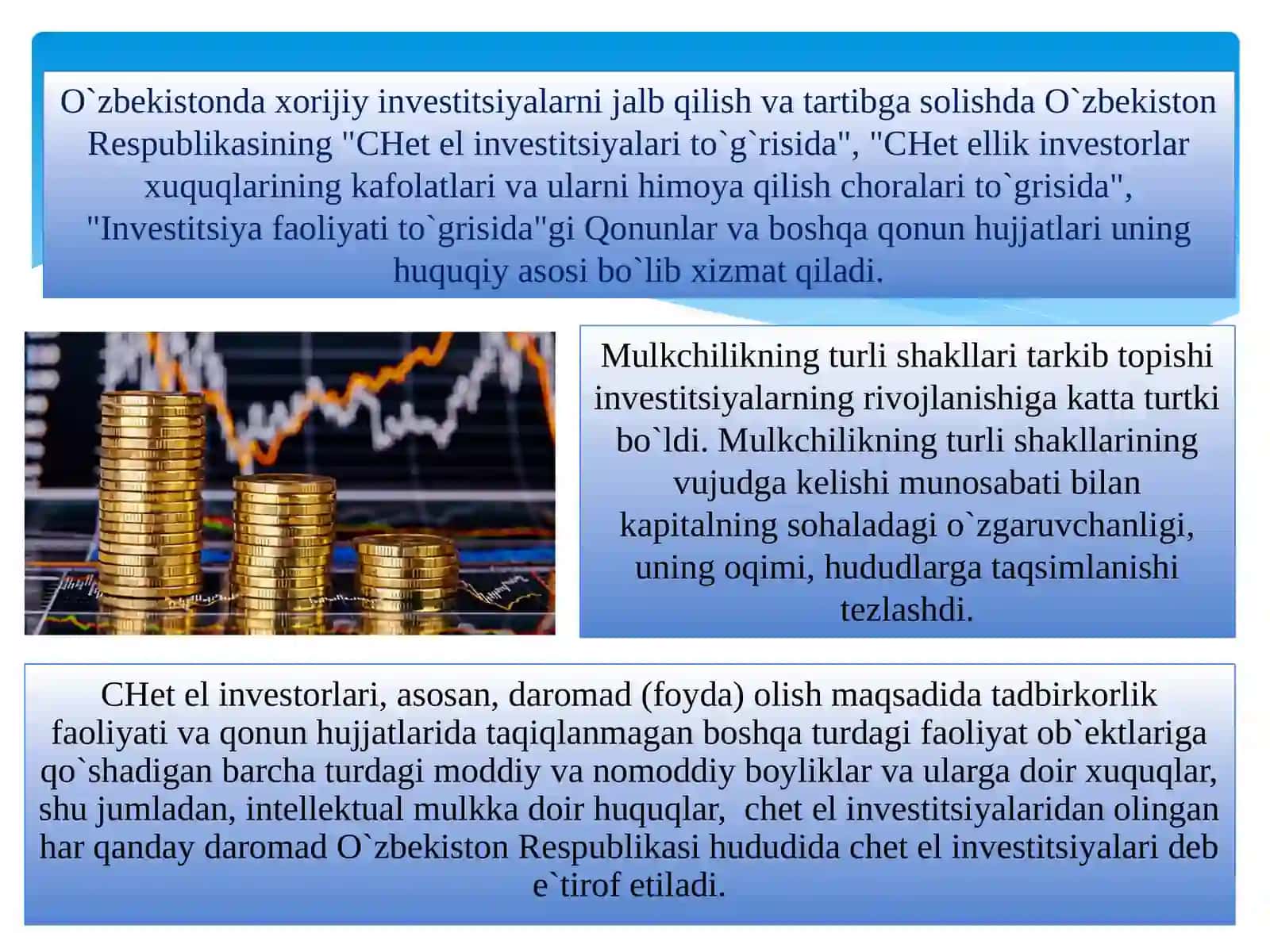 Xorijiy investitsiyalarga asoslangan davlat dasturlari 3