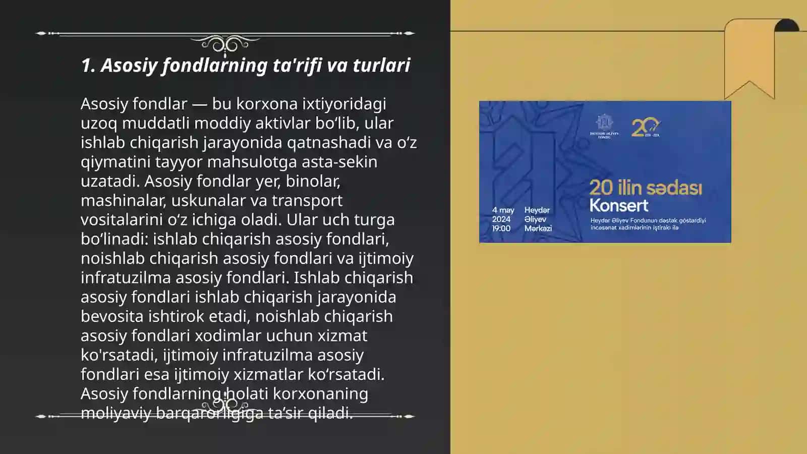 Asosiy fondlar va ularning hisoblanishi 3