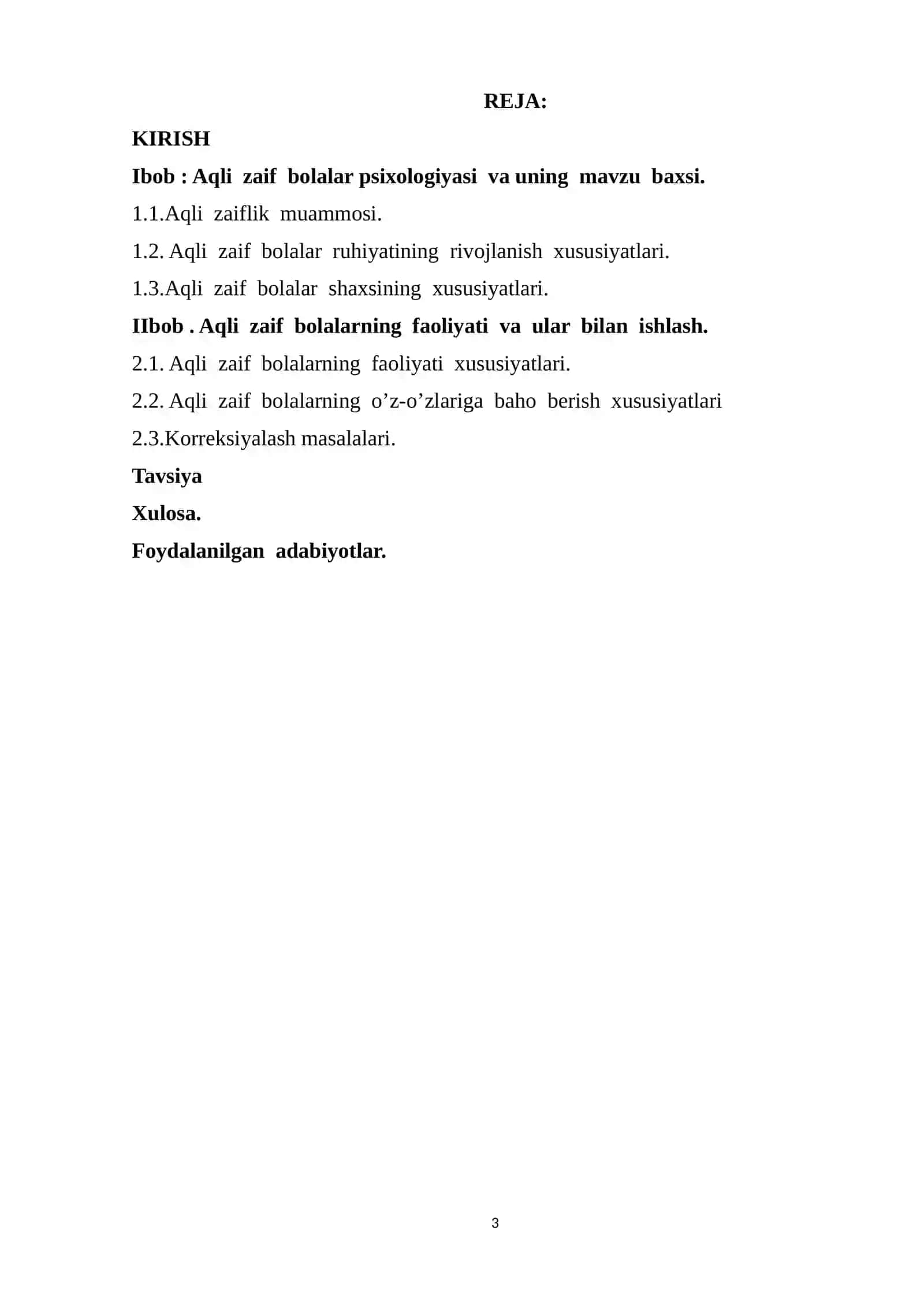 Aqli zaiflikning klinik-psixologik tavsifi 3