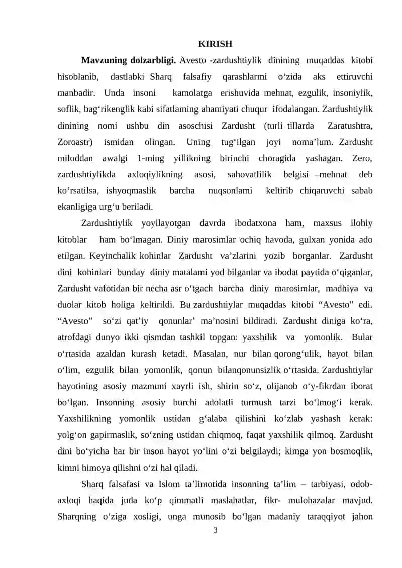 Avesto Ta’limiy-Axloqiy Qarashlar 3
