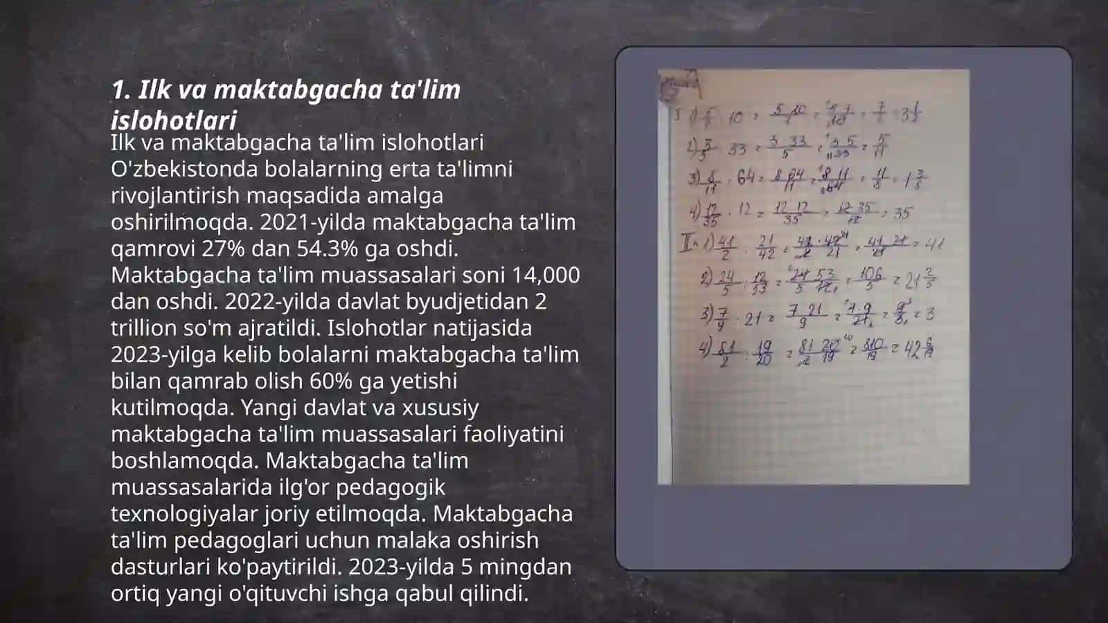 Yangi O'zbekistonda ta'lim tizimidagi islohatlar 3