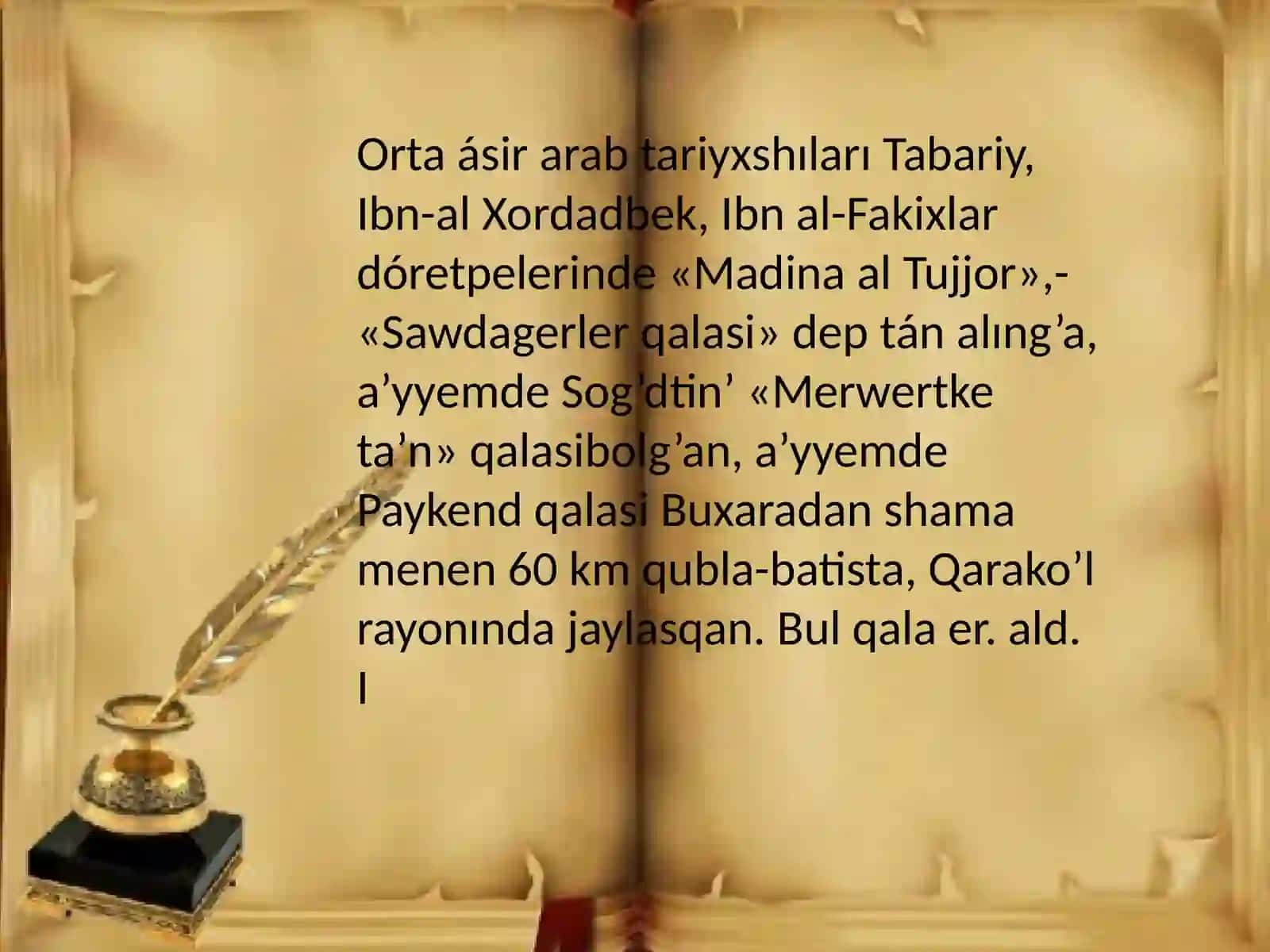 Qalalar haqida 3