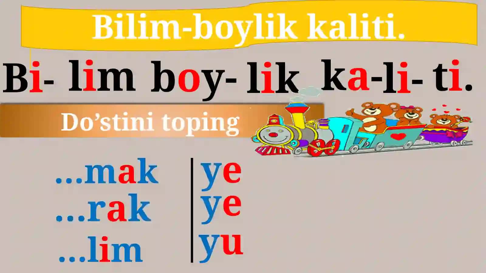 Kitob bilan solishtiring 3